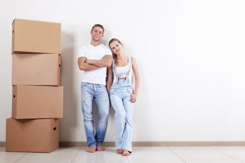 Professional flat removal team handling apartment move in Brixton