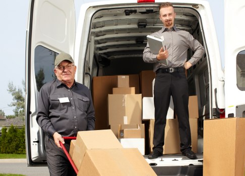 Household furniture prepared for cubic-yard pricing