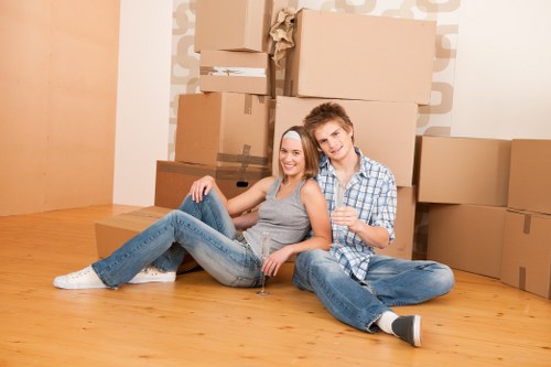 Careful furniture transport during a Brixton flat relocation