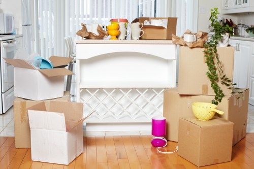 Removal van ready for a Brixton home move