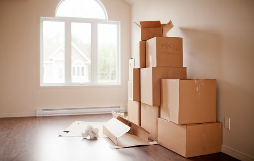 Local van service helping with a flat move in Brixton