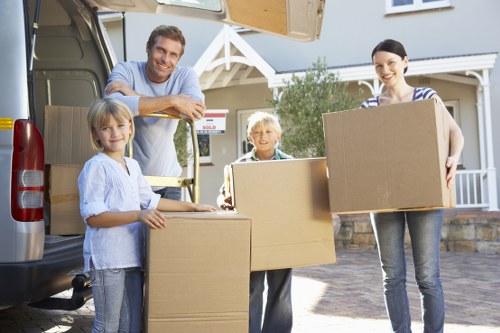 Packing and loading service for a home move in Brixton