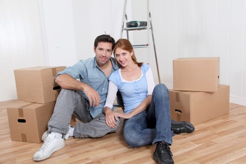 Selection of packing materials and boxes for moving in Brixton