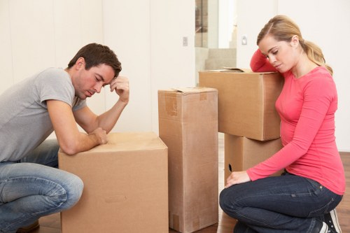 Commercial packing and unpacking services for Brixton office relocation