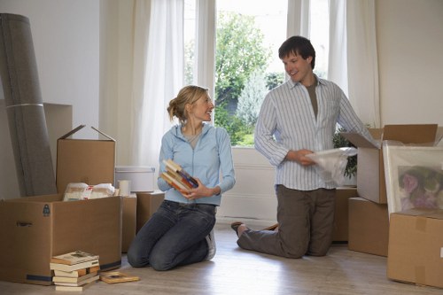 Packing and transport support for office relocation services in Brixton
