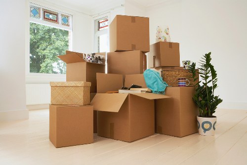 Careful loading of furniture and boxes for a local house move