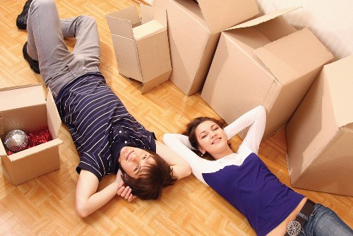 Professional removals team managing a business relocation in Brixton