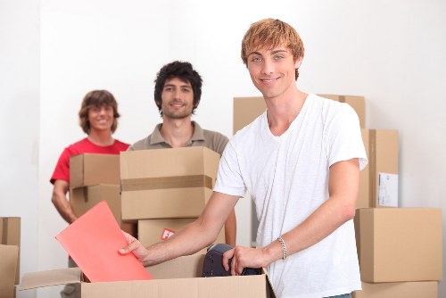 Secure packing of office technology for Brixton removals